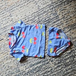 Two piece Cherry Bathing suit (24m)